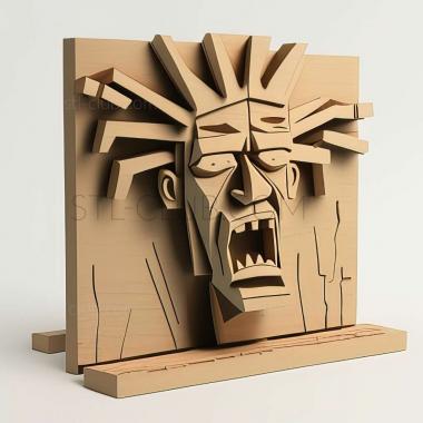 3D model Jean Michel Basquiat (STL)